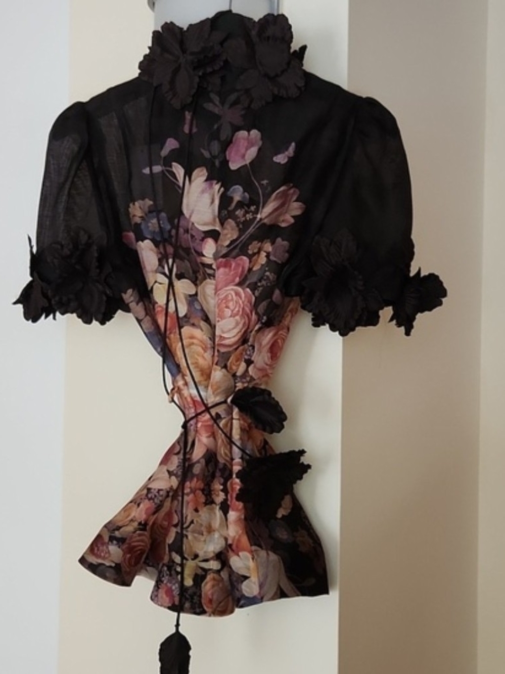 Zimmermann Floral Peplum Blouse - Picture 2 of 3